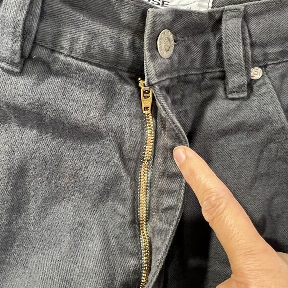 Vintage Anchor Blue Jeans Mens Loose skater Gray Jeans 33x30 fits 32x30* - Picture 13 of 16